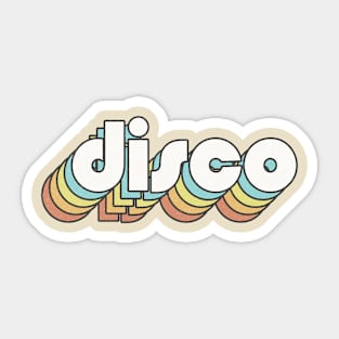 Retro Disco Sticker